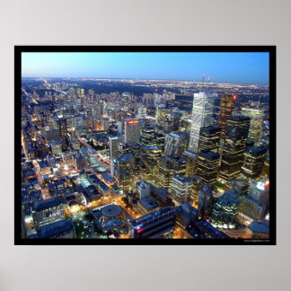 Toronto at Dusk Poster