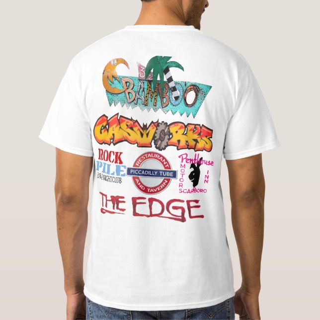 Toronto Bars From The Past T-Shirt (Back)