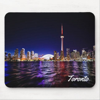 Toronto by night mouse pad