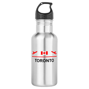 Toronto Canada Airport Plane Light-Colour 532 Ml Water Bottle