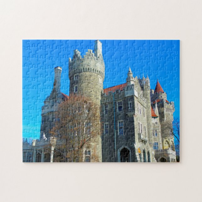 Toronto Canada  Casa Loma. Jigsaw Puzzle (Horizontal)