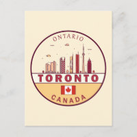 Toronto Canada City Skyline Emblem