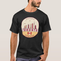 Toronto Canada City Skyline Emblem