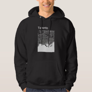 Toronto Canada Classic City Map Graphic Hoodie