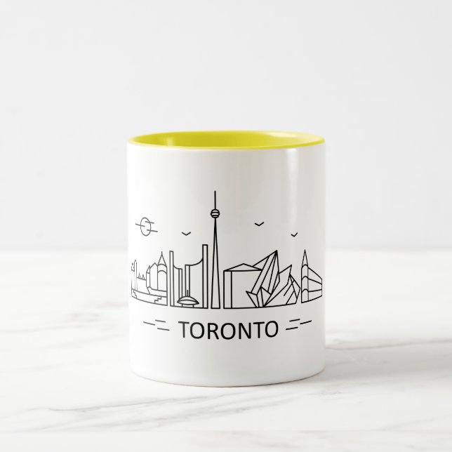 Toronto Canada Lineart Toronto mug (Center)