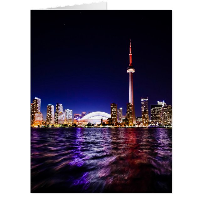 Toronto, Canada Night Skyline (Front)