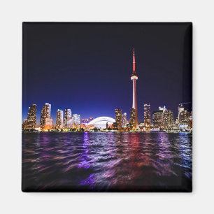 Toronto, Canada Night Skyline Magnet