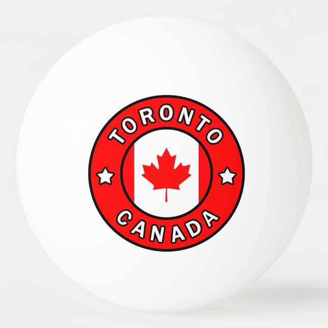Toronto Canada Ping Pong Ball (Front)