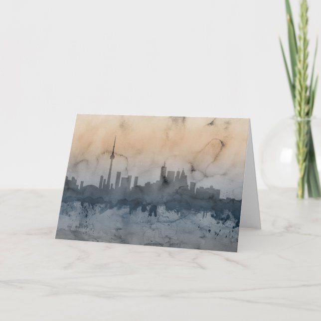 Toronto Canada Skyline Card (Front)