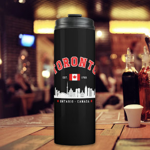 Toronto Canada Skyline City Thermal Tumbler