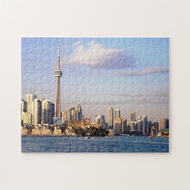 Toronto Canada  skyline cityscape. Jigsaw Puzzle (Horizontal)