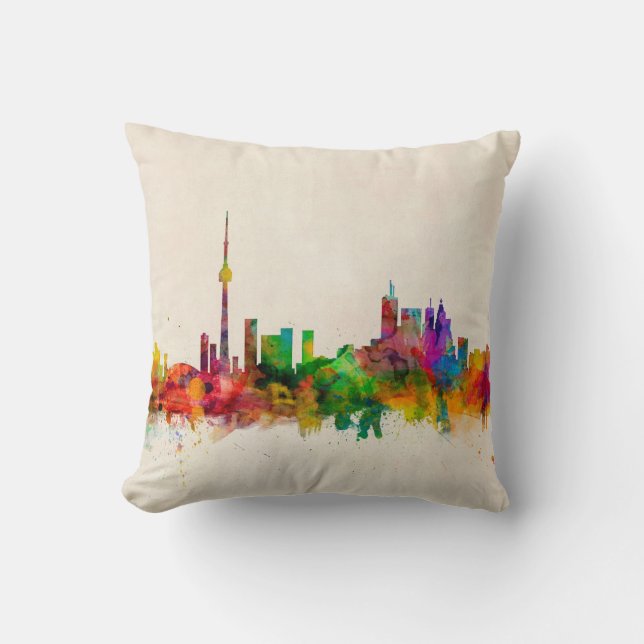 Toronto Canada Skyline Cushion (Front)