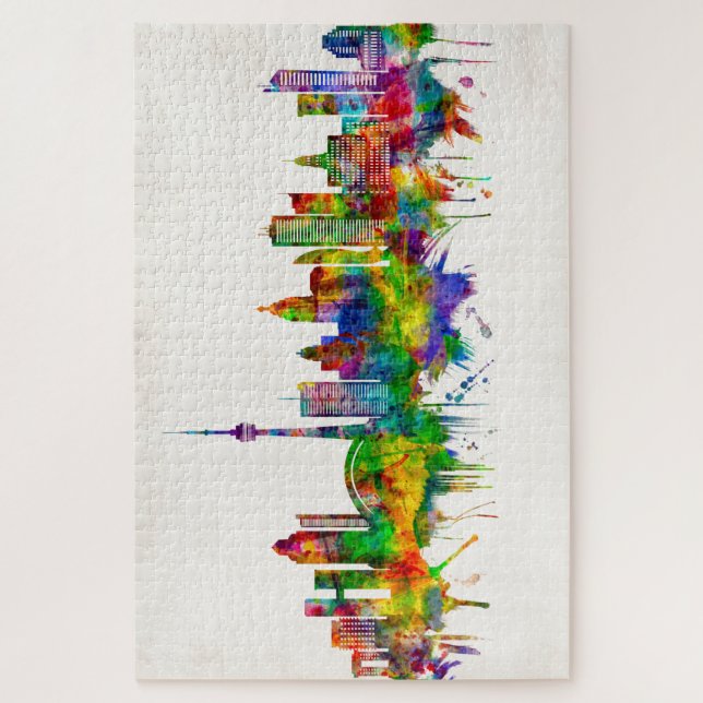 Toronto Canada Skyline Jigsaw Puzzle (Vertical)