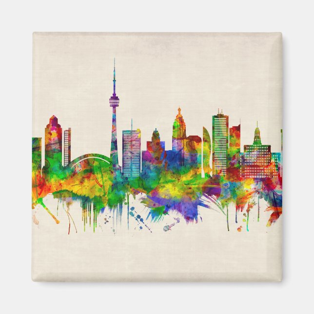 Toronto Canada Skyline Magnet (Front)