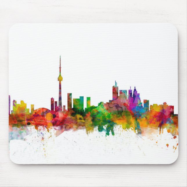 Toronto Canada Skyline Mouse Pad (Front)