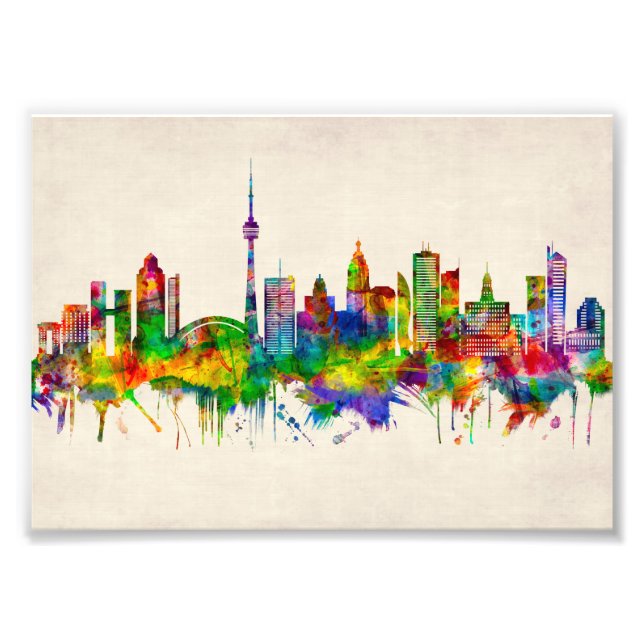 Toronto Canada Skyline Photo Print (Front)
