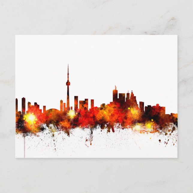 Toronto Canada Skyline Postcard (Front)