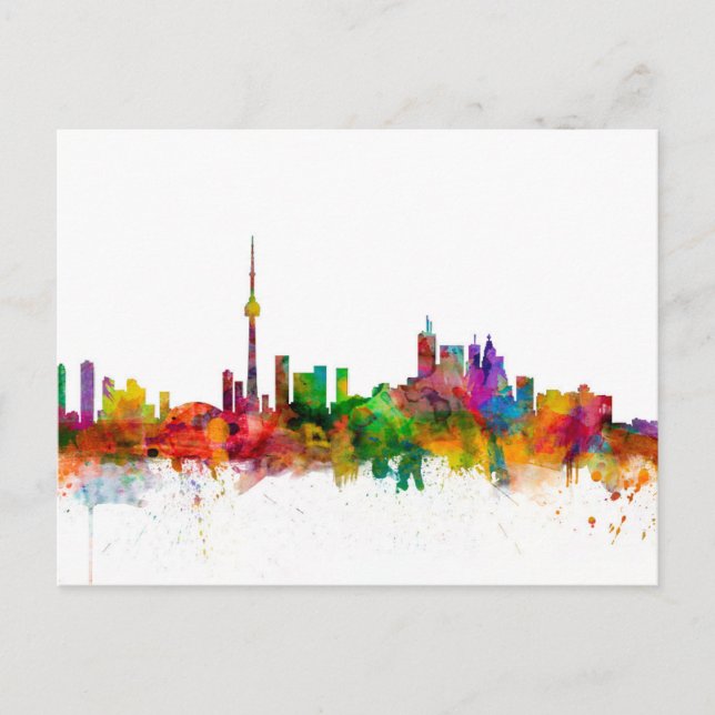 Toronto Canada Skyline Postcard (Front)