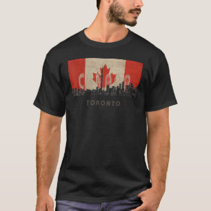 toronto canada Skyline Vacation Souvenir city flag T-Shirt