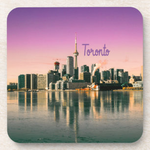 Toronto Capital of Ontario Canada City Skyline Coaster