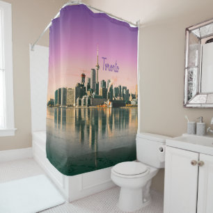 Toronto Capital of Ontario Canada City Skyline Shower Curtain