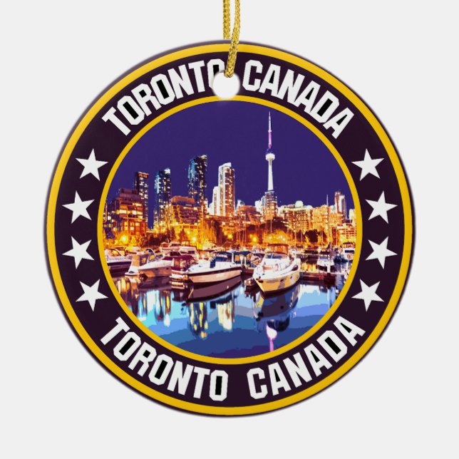 Toronto                                            ceramic ornament (Front)