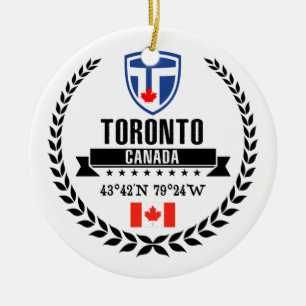 Toronto Ceramic Tree Decoration