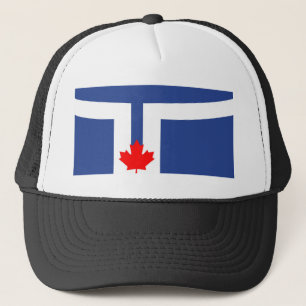Toronto city flag canada symbol trucker hat