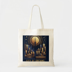 Toronto City of Dreams - Luxury Skyline Tote Bag
