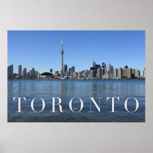 toronto cityscape poster