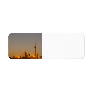 Toronto Cityscape Return Address Label