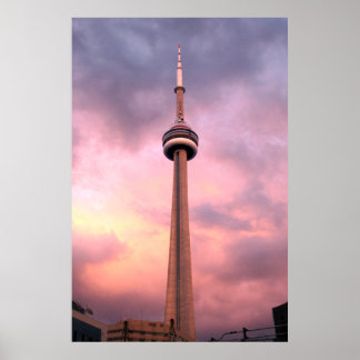 TORONTO, CN TOWER 36" x 24", Poster