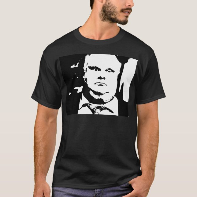 Toronto Crack Smoking Mayor Rob Ford T-Shirt (Front)