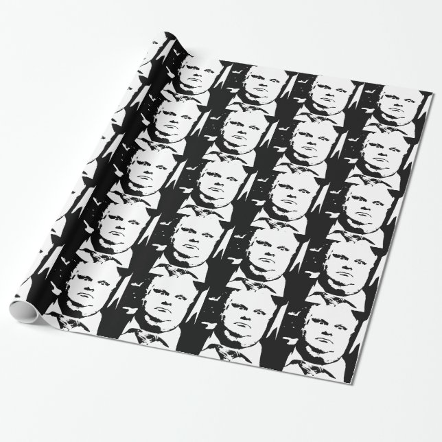 Toronto Crack Smoking Mayor Rob Ford Wrapping Paper (Unrolled)