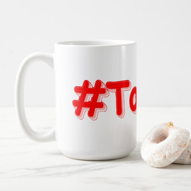 "#Toronto" Cute Design. Buy Now Coffee Mug (With Donut)