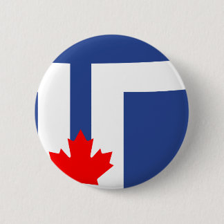 Toronto flag 6 cm round badge