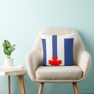 Toronto FLag on MoJo Pillow