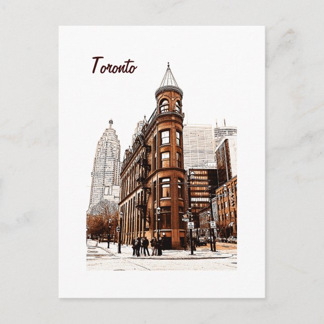 Toronto - flat iron building postcard (Front)