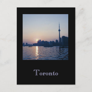 Toronto Harborfront sunset Postcard