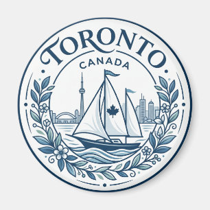 Toronto Harbour Canada Magnet