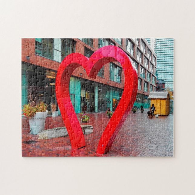 Toronto Heart Distillery District. Jigsaw Puzzle (Horizontal)