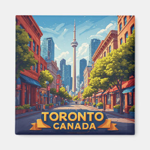 🍁 Toronto Landmark Travel Keepsake Magnet