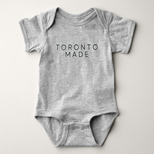 TORONTO MADE FOR BABY BABY BODYSUIT (Front)
