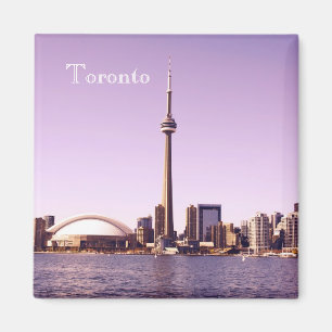 Toronto morning skyline magnet