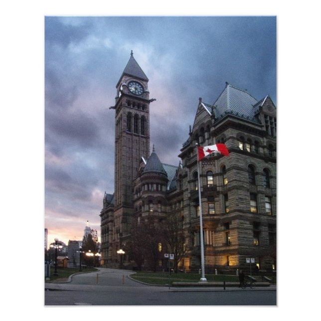 Toronto Old City Hall at Dusk Photo Print (Front)