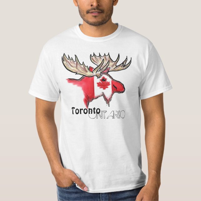 Toronto Ontario Canada local flag value tee (Front)