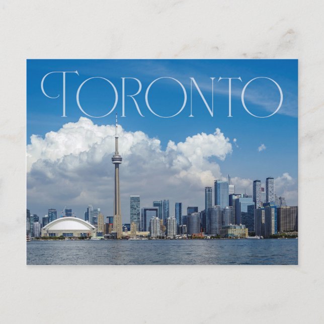 Toronto Ontario cityscape Postcard (Front)