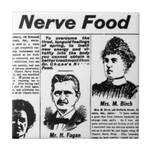 Toronto people vintage newspaper ceramic tile