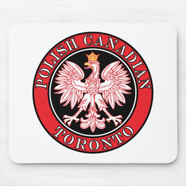 Toronto Polish Canadian Eagle Mouse Pad (Front)