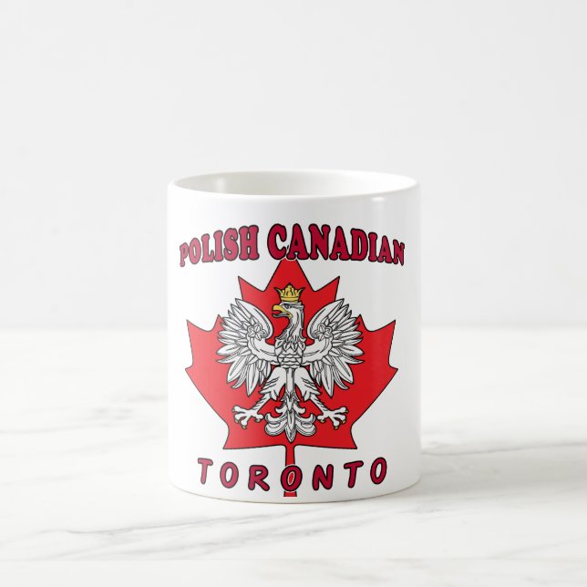 Toronto Polish Canadian Leaf Coffee Mug (Center)